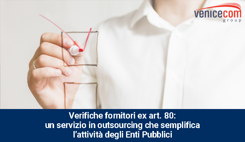 Art. 80 supplier audits: an outsourced service that simplifies the work of public bodies