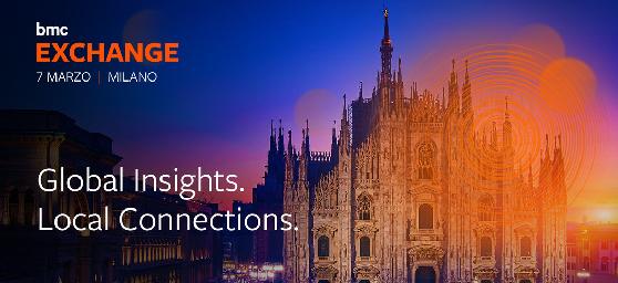 Just a little further, we look forward to seeing you at the BMC Exchange in Milan